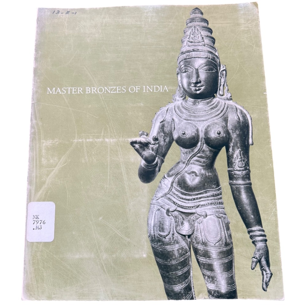Master Bronzes of India Art Exhibition Catalog Softcover Art Institute Chicago